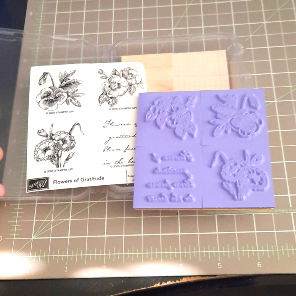 Flowers of Gratitude Rubber Stampin Up set
